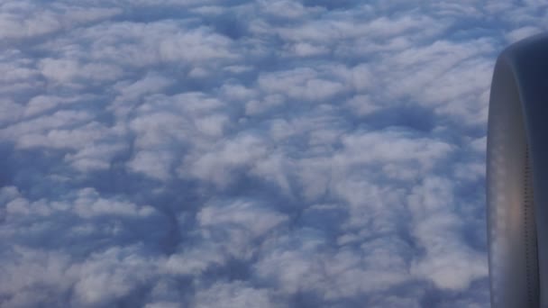 Felhők felett repülő — Stock videók