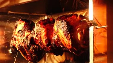 et şiş üzerinde döndürme