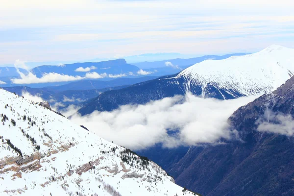 Mountains in Pyrenees, winter, spring — Stock Photo, Image