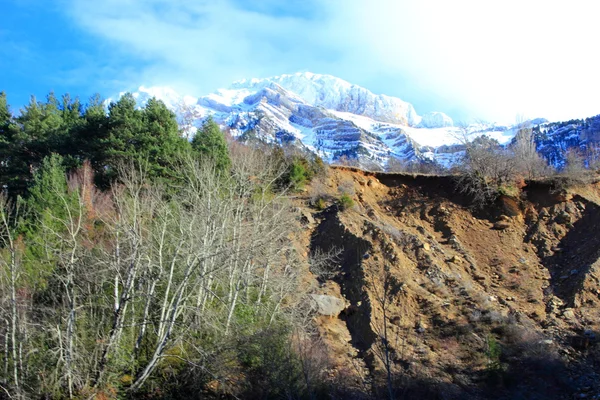 Mountains in Pyrenees, winter, spring — Stock Photo, Image