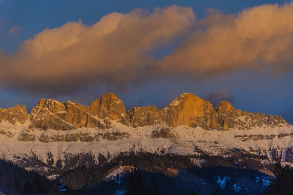 View Mountain Peaks Alps Italian Dolomites — Stock Photo, Image