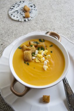 Pumpkin creamy soup