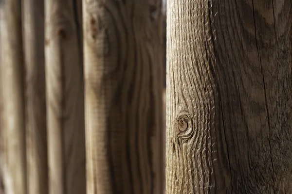 Drewniane ogrodzenia w prespective — Zdjęcie stockowe
