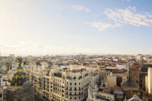 Skyline, distrito central de Madrid — Foto de Stock