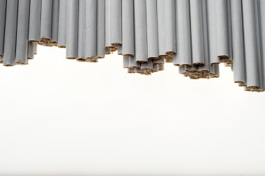 Tütün Sigara, bir arka plan doku olarak yığın yığın yakın çekim önden