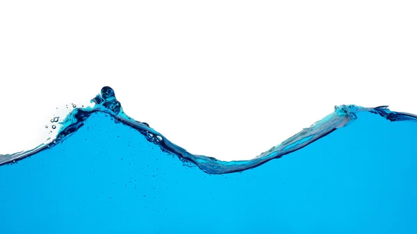 Beyaz arkaplanda su sıçraması izole edildi