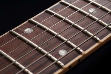 gitar klavye yakın çekim