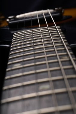 gitar klavye yakın çekim