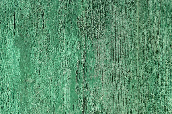 Small Part Grungy Old Painted Wooden Tabl — Stock Photo, Image