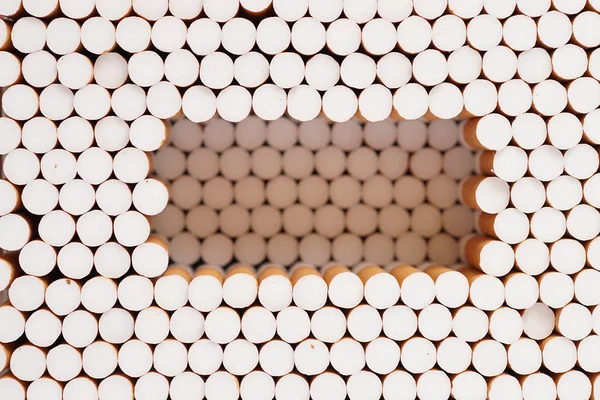 Full Frame Cigarette Filters Background Texture — Stock Photo, Image