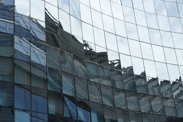 Reflex in building windows — Stock Photo, Image