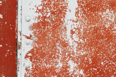 eski boyalı metal bir yüzeye