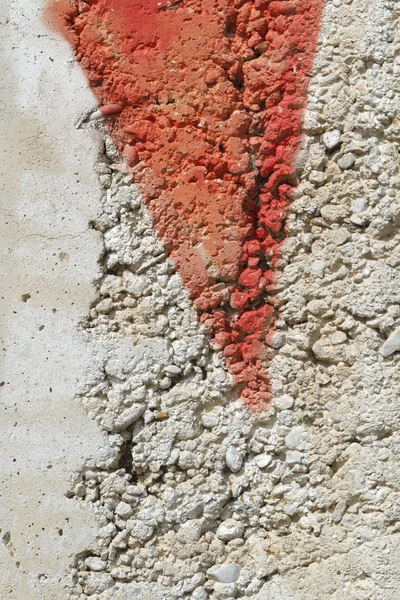 Geschilderde muur — Stockfoto