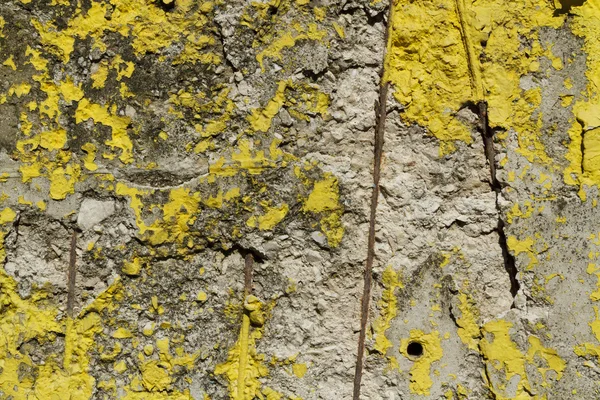 Deel van de oude geschilderde muur — Stockfoto