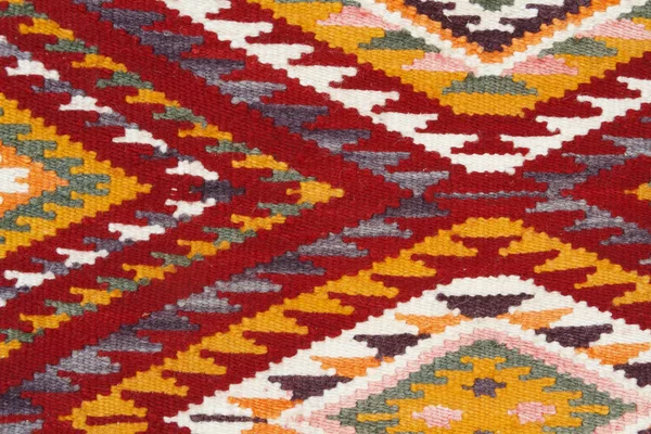 Hand made rug — Stock Photo, Image