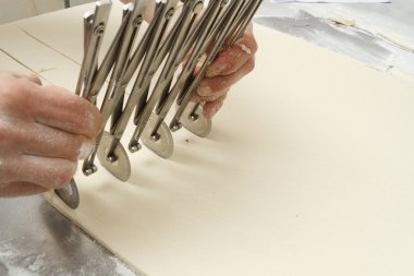 Pastane unlu dükkanda yapım