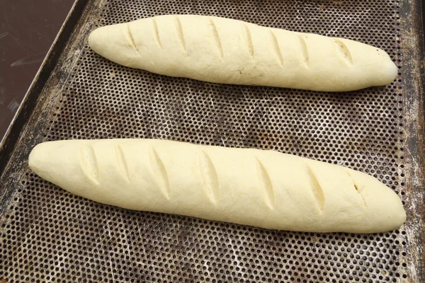 Making of bakery products in bakery shop — Stock Photo, Image