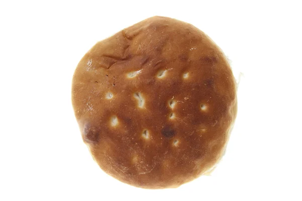 Producto de panadería fotografiado sobre fondo blanco aislado —  Fotos de Stock
