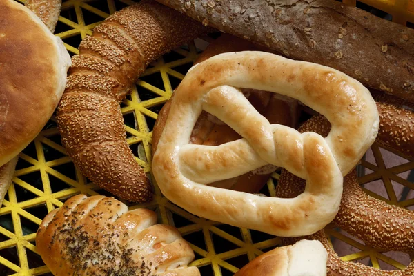 Productos de panadería en panadería — Foto de Stock