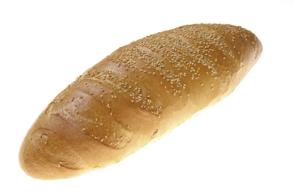 Producto de panadería fotografiado sobre fondo blanco aislado —  Fotos de Stock