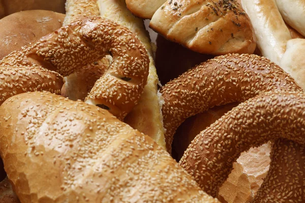 Productos de panadería en panadería — Foto de Stock