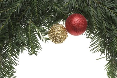 Noel arka plan beyaz zemin üzerine