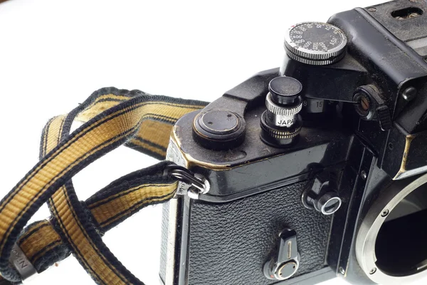 Deel van de oude vuile fotografische camera — Stockfoto