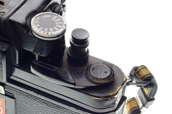 Part of the old dirty photographic camera — Stock Photo, Image
