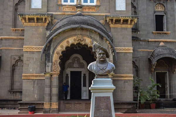 Kolhapur Maharashtra Indien December 2019 Bild Stora Maratha Kung Chatrapati — Stockfoto