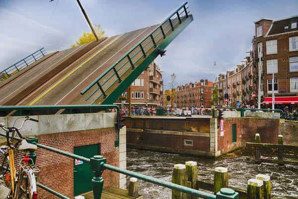 Drawbridges Amsterdam — Stok fotoğraf