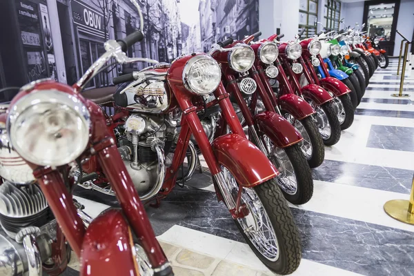 Retro Motorrad museum — Stockfoto