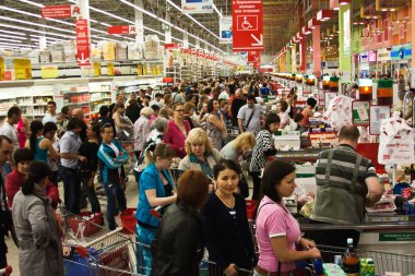 süpermarket sıraya