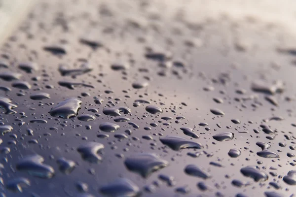 Gotas de agua en el coche —  Fotos de Stock