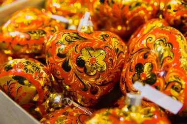 Noel oyuncaklar parlak renkli