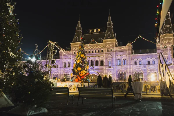 Plaza Roja Navidad en Moscú — Foto de Stock