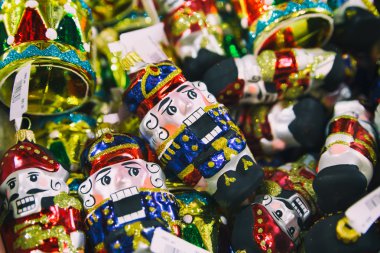 Noel oyuncaklar parlak renkli