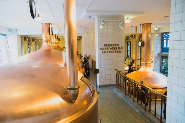 Amsterdam Heineken beer museum — Stock Photo, Image