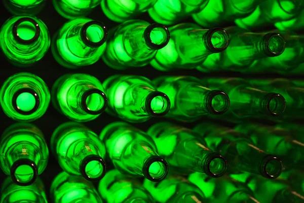 Bottiglie del museo della birra — Foto Stock