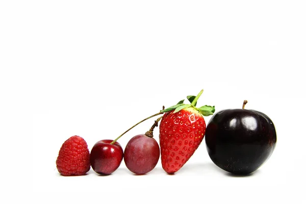 Uma mistura de lanches de frutas saudáveis — Fotografia de Stock