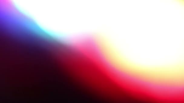 Rychle blikající barevná záře světla Led — Stock video
