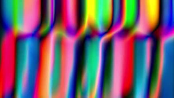 Luces Color Abstractas Borrosas Moviéndose Rítmicamente — Vídeo de stock