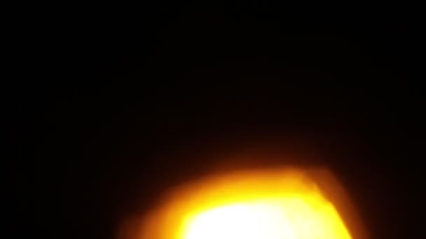 Lumière LED scintillante la nuit 