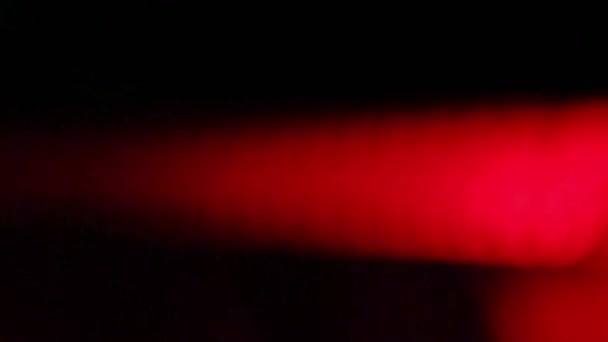Snel het opvlammen van futuristische ledverlichting gloed — Stockvideo