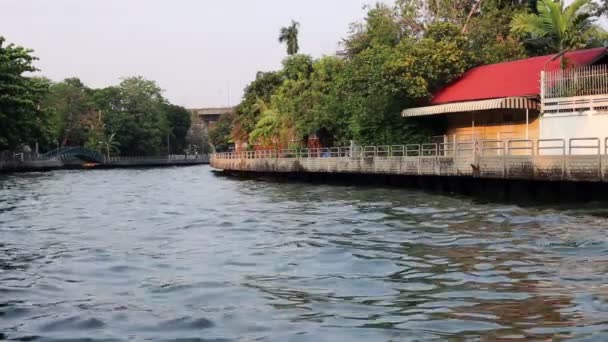 Voie navigable panoramique Bangkok — Video