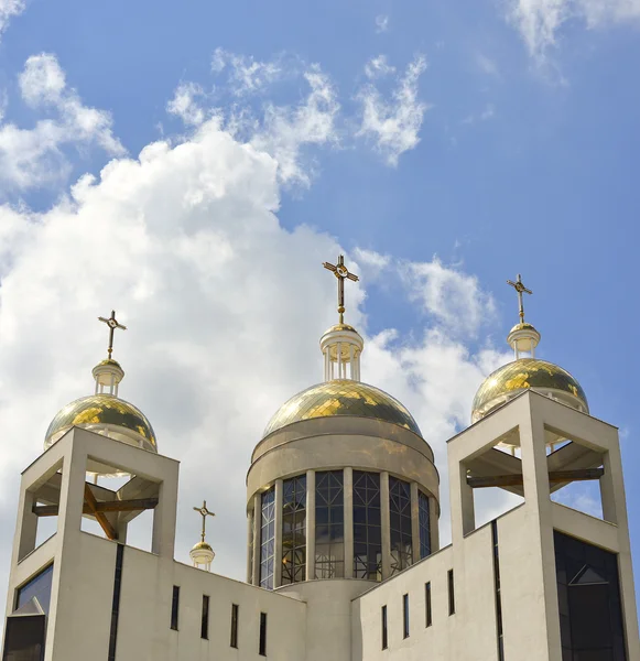 Katedra patriarchalna w Bukareszcie greko katolickiego Kościoła Zmartwychwstania Chrystusa — Zdjęcie stockowe