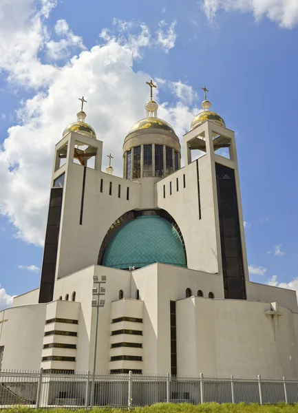 Katedra patriarchalna w Bukareszcie greko katolickiego Kościoła Zmartwychwstania Chrystusa — Zdjęcie stockowe