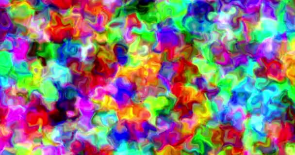 Ultimate Psychedelic Background Resolution Animation Conceito Moderno Design Animação Mínima — Vídeo de Stock