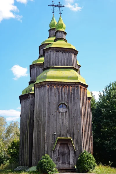 Zarubincy wooden village church — Stock Photo, Image