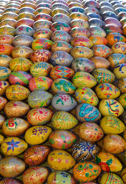 Wooden Easter eggs