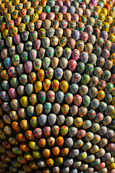 Wooden Easter eggs